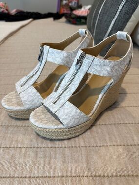 Michael Kors Women's Berkley Espadrille Mid Wedge Sandals